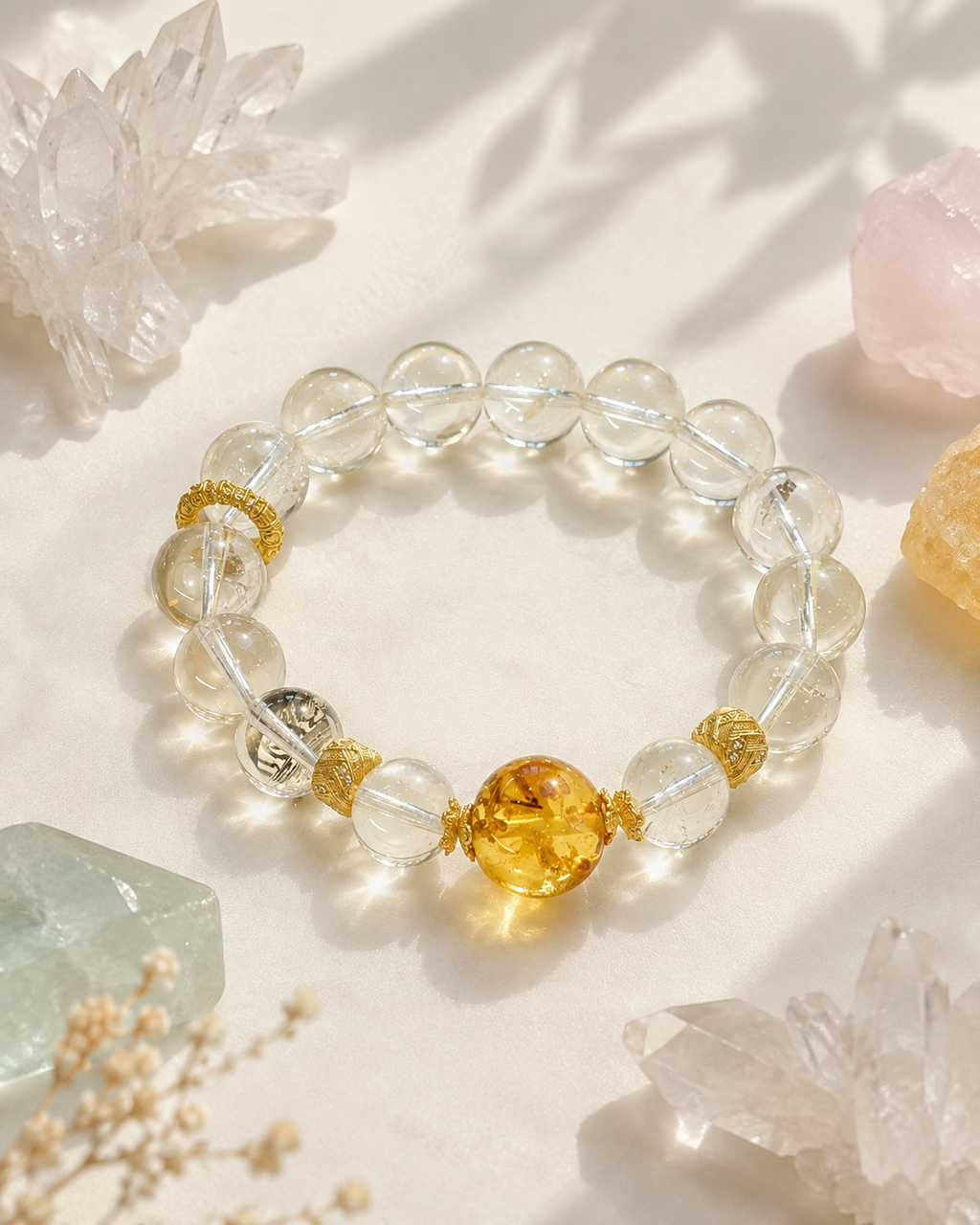 Golden Hour Beaded Bracelet