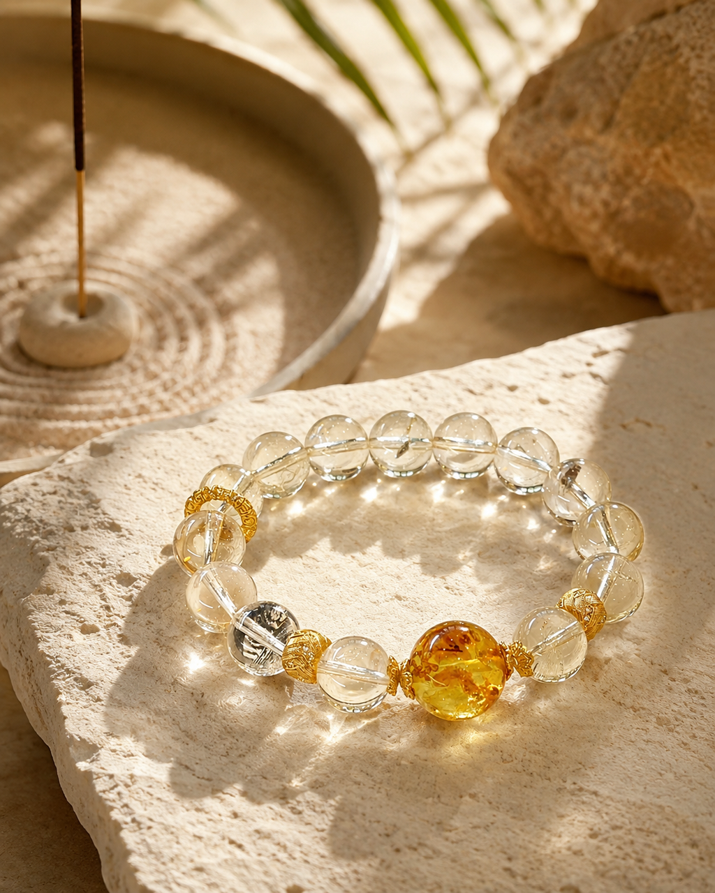 Golden Hour Beaded Bracelet
