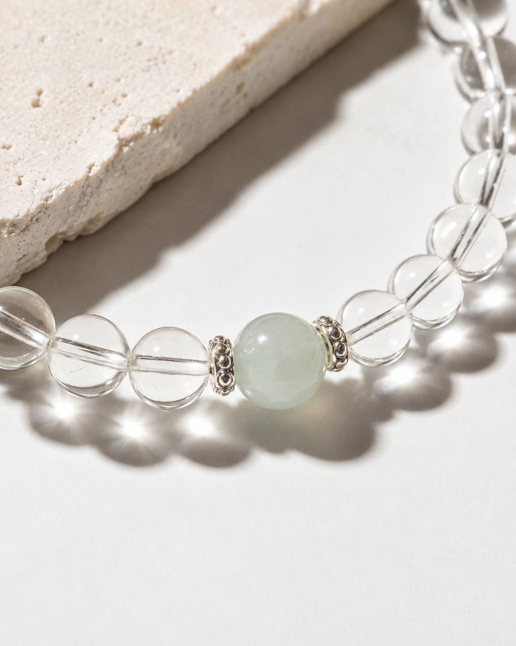 Clear Tide Beaded Bracelet