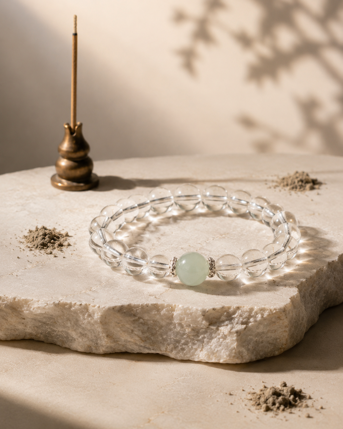 Clear Tide Beaded Bracelet