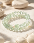 Meadow Glow Green Beaded Bracelet